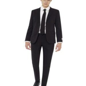 NWT Opposuits boys black three piece suit size 16